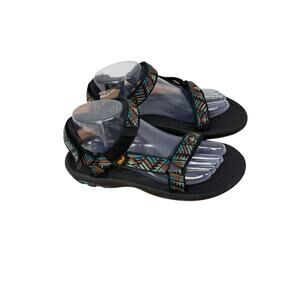 Teva Hurricane XLT2 Sandal Black Geometric Outdoor Hiking Youth 6 Womens 8